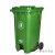 240L升户外垃圾桶带盖环卫大号垃圾箱移动大型分类公共场合商用 100L特厚脚踩分类印刷垃圾桶