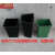 适用于户外环保内筒分类垃圾桶内胆桶塑料桶方形梯形铝塑复合材料 塑料方形31X41X45cm
