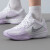 耐克（NIKE）男鞋夏季新款Air Zoom实战训练减震耐磨防滑透气休闲运动篮球鞋 HF0231-100 白紫色 40