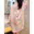 红豆（Hodo）2024年新款性感睡衣女夏季冰-丝短袖睡裙薄款网红感大码衬衫裙 维密花卉裙 M