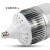 PULIJIE LED大功率节能灯螺旋灯泡白光暖光 LED球泡-E27螺口千足银款 白+100W