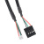 USB2.0线ITX迷你主板数据线PH2.0端子mx1.25mm端子2.0转2.54 1.25mm转2.54双排 30厘米