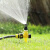 汉轩自动洒水器360度草坪喷头绿化园林菜地灌溉浇花降温喷水浇水神器 单散射喷头(不含底座)4分接口