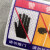电梯警告标识贴严禁掰门请勿推拉警示牌不锈钢金属标牌 禁止推门反光膜 10x10cm