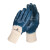代尔塔201150重型丁腈34涂层手套针织透气工业耐磨耐油防滑防热接触劳保手套 蓝色 9