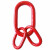 艾科堡 起重子母环6.3吨椭圆形吊环链条吊索具链条连接环高强度圆环 AKB-QLH-30