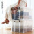 京酷KINKOCCL透明塑料收纳整理箱周转箱塑料储物箱中转箱直角加厚款60L49*34.5*28.5cm