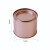 上柯 W1520 圆形茶叶罐马口铁罐包装铁盒 可定制 玫瑰金直径73*高60mm