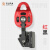 省力提拉上升器自锁滑轮组拉力提升降器空调重物吊装起重神器 黑红滑轮+钢锁+10.5mm绳10米