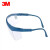 3M 1711护目镜 防刮擦防冲击聚碳酸酯镜片可调节镜腿防风防尘实验劳保透明眼镜 1711