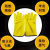 羊皮电焊手套焊工氩弧焊机械工耐磨隔热耐高温劳保防护手套 黄色横指3双实惠装