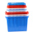塑料水箱长方形塑料桶方形大桶养鱼水箱水产箱大号水桶带盖养殖箱 120k（蓝色）70.3*50*39cm