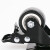冰禹 BY-7081 轻音耐磨 黑色脚轮 工业万向轮 金钻轮 滑轮平板轮子 2寸刹车轮（2只装）