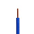 珠江电缆 电力电缆ZC-BV-450/750-1.5平方铜国标单股硬线100米/卷 蓝色