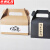 京洲实邦 西点烘培包装盒手提式外卖打包纸盒【白卡纸大号*20个/16*9*8cm】ZJ-4164