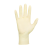 嘉湛力一次性手套乳胶橡胶清洁防护手套实验室卫生医生检查手套 米黄色乳胶100只1盒（无粉） L码（大码）