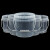 冰禹 BYA-153 透明水桶 塑料桶 密封打包桶 食品级小水桶涂料桶 2L带提手 