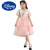 迪士尼（Disney）女童连衣裙2024新款夏季汉服套装韩版洋气新中式国风纱裙两件套潮 粉花 120cm