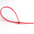 焊卫 彩色尼龙扎带（500根╱包）3×150mm 红色 自锁式彩色尼龙捆扎带 绑线带束线工具 2包起售1包价