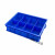 新料加厚零件盒分格箱多格箱螺丝盒分类盒塑料收纳盒子五金工具箱 蓝加厚-小4格箱