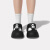 chikoku洞洞鞋女夏外穿厚底防滑熊猫包头两穿式办公室拖鞋 小钛黑 38/39 
