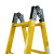 绝缘人字梯玻璃钢电工绝缘高低凳伸缩电力通信工程升降关节折叠梯 人字梯 合梯4米