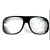 宸芃高清骑行防风镜护目镜防尘眼镜工业粉尘电焊眼镜焊工劳保防护眼镜 深色-(玻璃高清镜片)