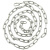 短云 304不锈钢链条 防盗链锁链长环铁链金属链条  直径4mm长5米