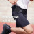 FlipBelt专业跑步短裤轻压缩紧身裤男夏马拉松运动速干腰包袋鼠裤 经典黑 S