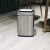 迪恩斯（DEANS）不锈钢垃圾桶厕所卫生间厨房无盖直投果皮桶洗手间擦手纸垃圾桶方形20升
