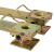 干燥机滑板注塑机料斗可定做拖板烘干机下料卸料拉板底座轴承配件 75-100加长带轴承(加厚款)