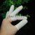 加厚防滑水耐磨乳胶手指套橡胶防护点钞数钱劳保胶工业手指头套 米白色 大中混装100个