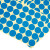 海斯迪克 gnjz-1322 彩色不干胶圆点标签贴纸 分类记号贴 25mm蓝色（600贴）