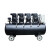 哲奇气泵打级无油空压机大功率工业220v高压汽修空气压缩机 黑色大功率2x2200W-60L铜线