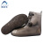 阿力牛 AZF86 PVC注塑一体成型防雨鞋套 加厚耐磨雨鞋套 茶色高筒 3XL(44-45码） 