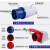 快速发电机四线380三脚电缆转接头接头注塑插接连接器插头三相电 5芯32A明装插座