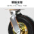 卉圳 充气轮工业手推车轮重型减震脚轮低噪音橡胶轮10寸万向轮HO130