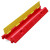过线槽穿线橡胶PVC线槽室内外电线缆保护压线板盖线板橡胶减速带 红2