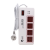 新标准信果XG002红黑电源滤波隔离插座防电磁泄漏插座