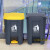 废料化学品分类垃圾箱脚踏垃圾桶锐器加厚型塑料加厚大桶针筒 60L加厚脚踏桶- 无