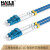 海乐(HAILE)铠装防鼠咬电信级单模双芯光纤跳线9/125 100米HJ-2LC-LC-SK100
