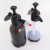 海斯迪克 2L洗车泡沫壶喷壶 高压手喷式洗车壶 黑色透明+洗车海绵 HKT-397