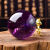 惜蕊天然紫水晶球权杖紫摆件原石打磨客厅卧室办公摆设开业礼品乔迁 精选直径5.5厘米权杖紫