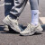 亚瑟士（asics）ASICS跑步鞋女鞋舒适透气耐磨运动鞋缓震跑鞋 GEL-CONTEND 4 米色 39
