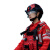 夏季应急救援服装消防抢险速干服男教官作训服套装 红色 裤子 3XL（185/112）