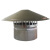 不锈钢烟囱帽屋风雨帽蘑菇形风帽油烟机管道烟帽 排烟管 150mm烟管(外径148mm)镀锌板