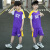 啄木鸟儿童篮球服套装男童运动球衣8十9中大童夏季15岁短袖速干衣两件套 黄色 120码(建议体重35-43斤)