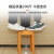 小匠材（XIAOJIANGCAI）塑料凳子家用叠放圆凳高板凳塑胶椅子4把装 中国风升级款