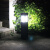 定制户外太阳能草坪灯草地方形铝简约花园LED庭院景观公路矮柱灯 黑色/铁艺/60cm高/接电