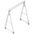 东莞手动葫芦龙门架模具吊架机械设备起重吊装移动小型龙门吊定制 手动1吨高3.5米，宽3.5米